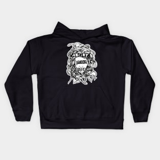 angry feminist bitch Kids Hoodie